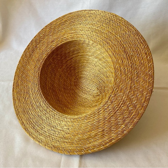 Rare Golden Grass Hat - Picture 2 of 3